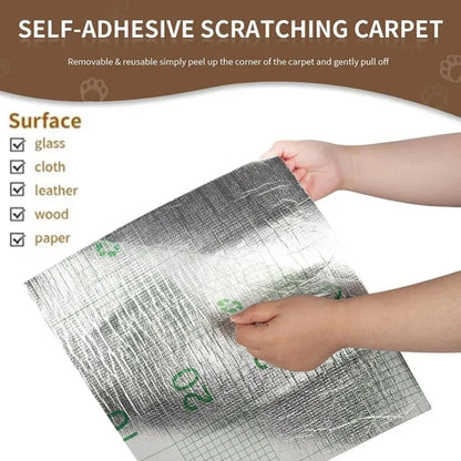 Cat Scratching Mat – Self-Adhesive Sofa & Wall Scratch Pad