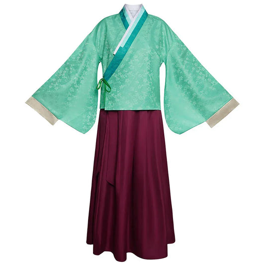 Women’s Anime Cosplay Costume – Kimono Top & Skirt Dress-Up Set