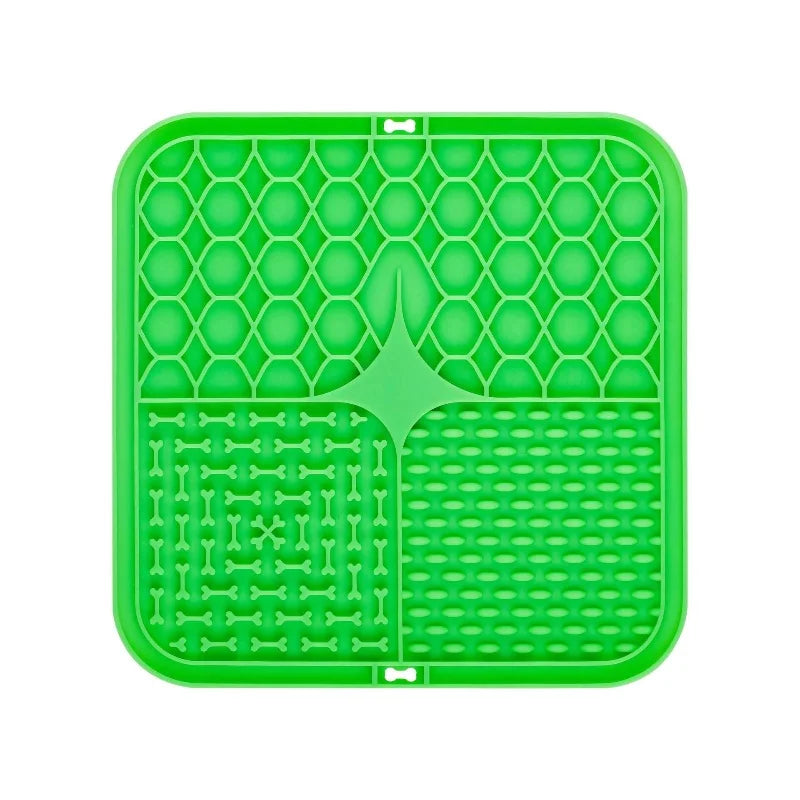 Dog Lick Mat for Slow Feeding, Training and Bath Time Distraction