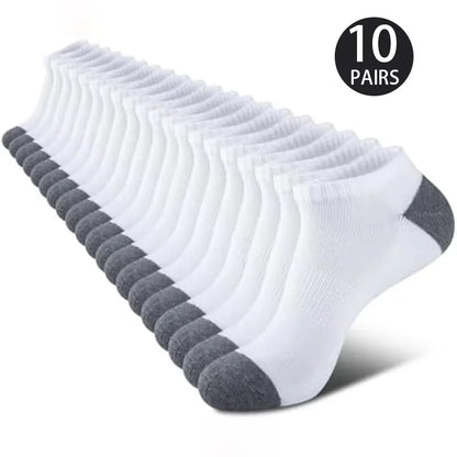 10 Pairs Women's Breathable Casual Socks for Everyday & Outdoor Wear