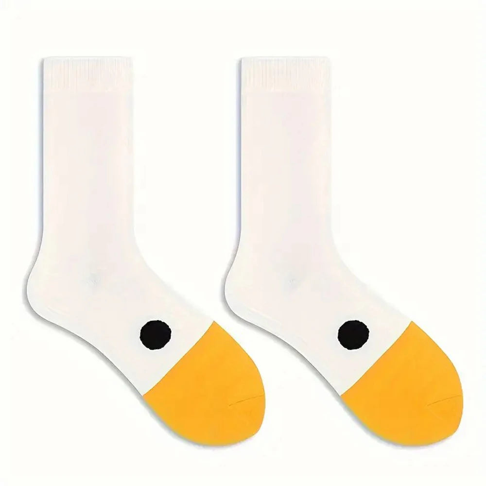 Cute Women's Cartoon Socks – Funny Goose Casual Socks