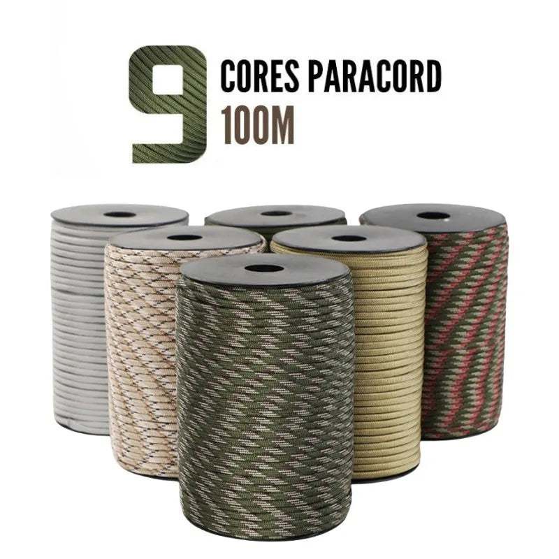 550 Paracord Rope – 9 Core 4mm Outdoor Cord