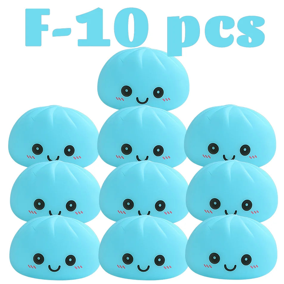 Dumpling Night Light, 8cm LED Cute Desktop Lamp