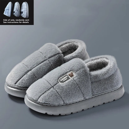 Winter House Slippers – Plush Warm Non-Slip Indoor Shoes