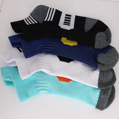 Non-Slip Sports Socks with Cushioned Bottom for Running & Basketball