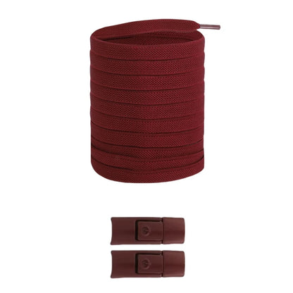 No Tie Shoe Laces with Press Lock Elastic Flat Shoelaces