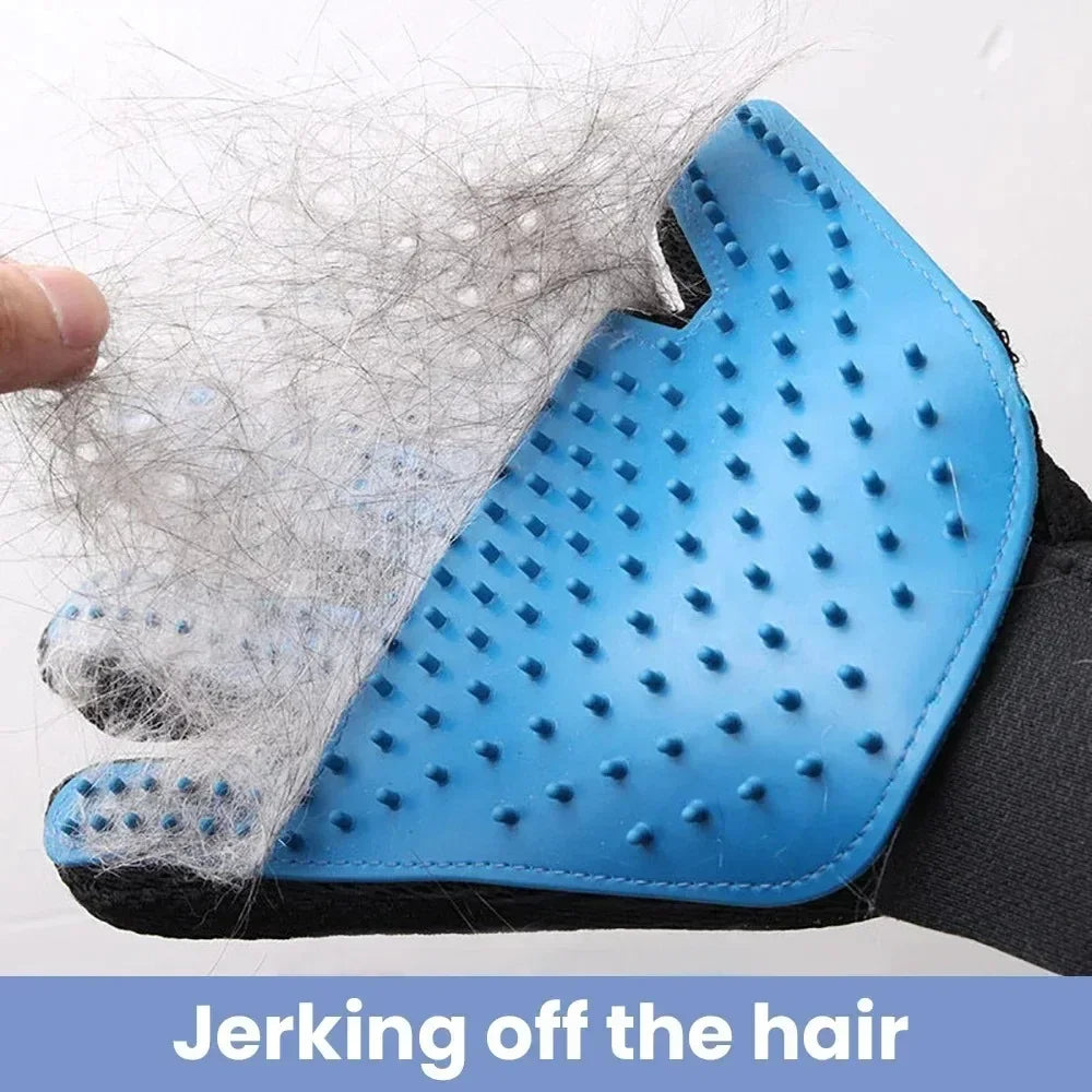 Pet Grooming Glove for Dogs and Cats Hair Removal