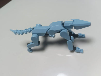 Movable Robot Action Figure, 13-Joint Poseable Model Toy – 14CM