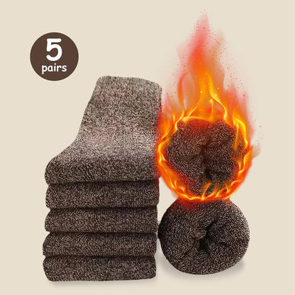 Men’s Warm Socks – Thick Towel Mid-Calf Winter Socks