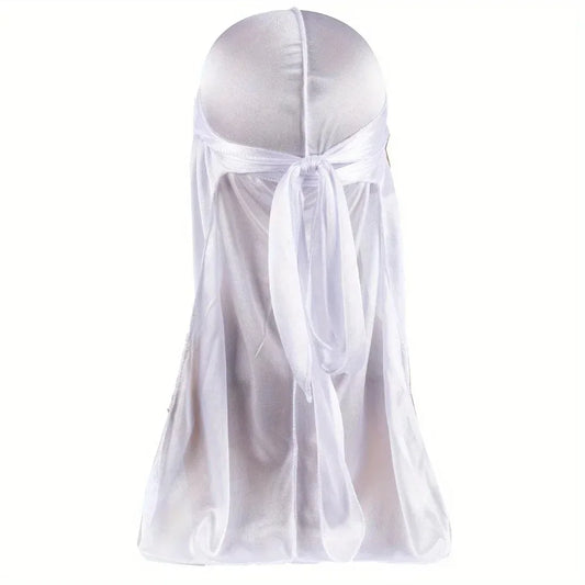 Silk Durag for Men Long Tail Wave Cap Head Wrap