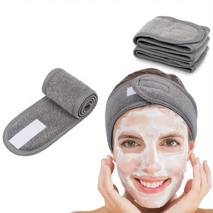 Adjustable Spa Headband for Makeup, Face Wash, Yoga & Shower