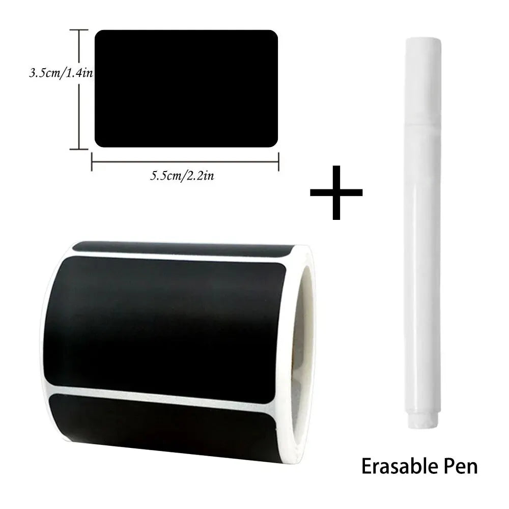 Chalkboard Labels 120-Piece Removable Blackboard Stickers