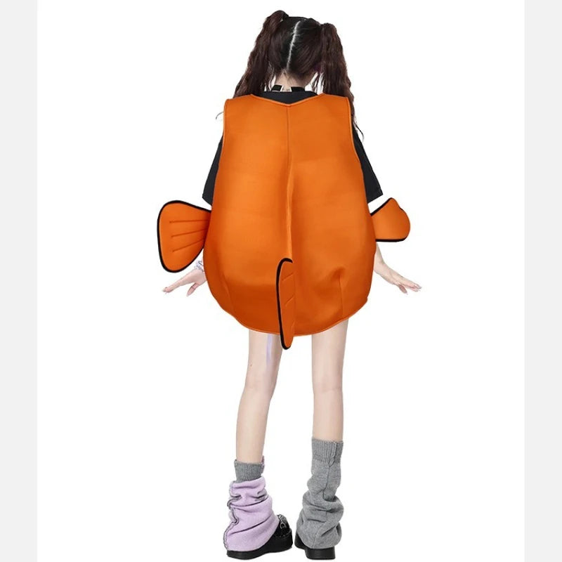 Clownfish Costume for Adults – Funny Cosplay Halloween Party Outfit