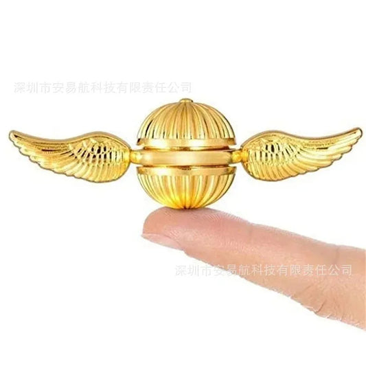 Metal Fidget Spinner Fingertip Rotate Toy for Stress Relief