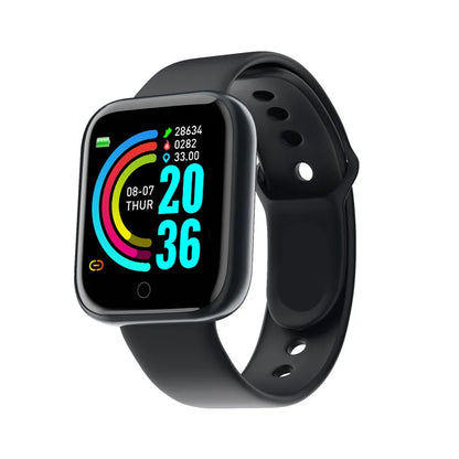 Fitness Smart Watch with Step Tracking and Bluetooth Connectivity