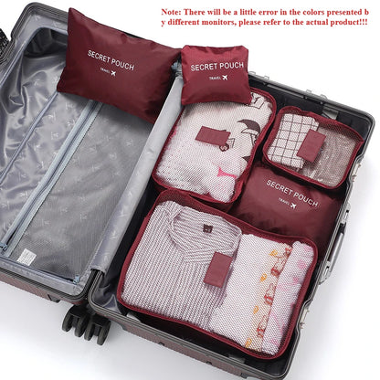 Travel Packing Cubes 6-Piece Set for Luggage Organization