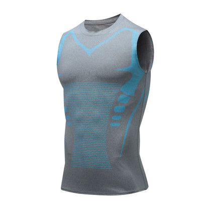Men's Compression Tank Top Sleeveless Quick Dry Gym Workout Shirt