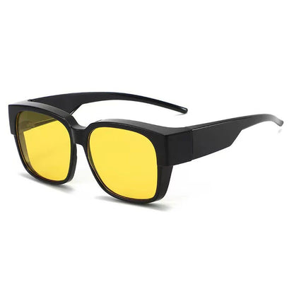 Cover Over Sunglasses for Prescription Glasses – Polarized Square Eyewear