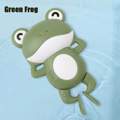 Baby Bath Toys – Wind-Up Swimming Turtle & Whale Water Toys