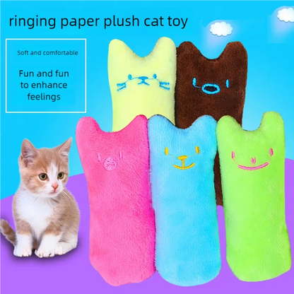 Catnip Plush Toy – Interactive Cat Chew & Mint Toy