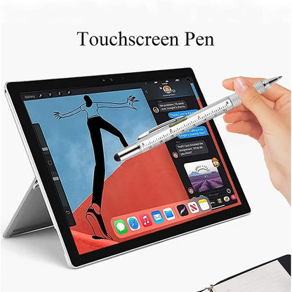7 in 1 Multifunction Pen with Stylus, Ruler & Screwdriver