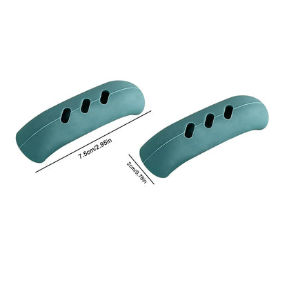 2 Pack Silicone Pan Handle Covers – Heat Resistant Grip Sleeves
