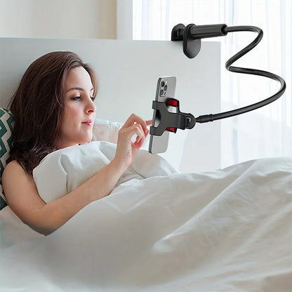 Flexible Phone Holder – Long Arm Gooseneck Bedside Clamp
