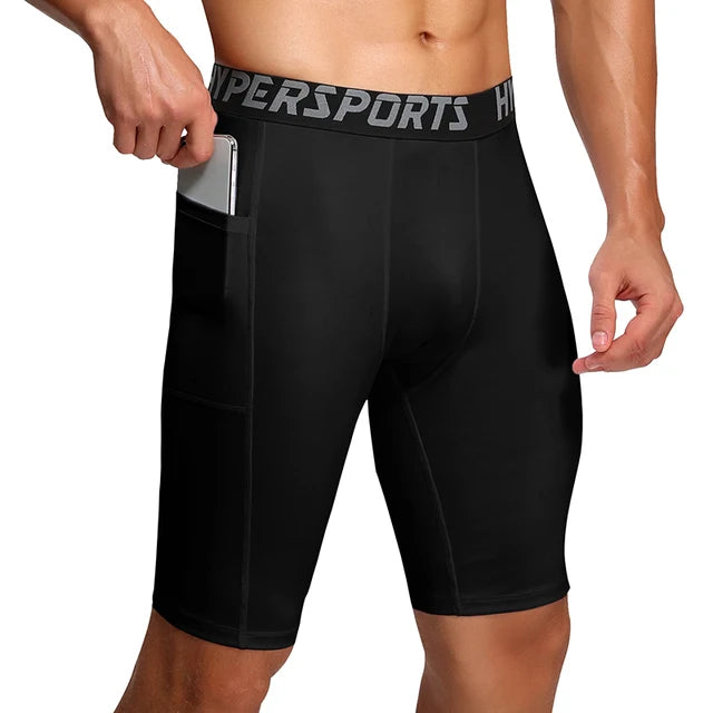 Men's Compression Shorts for Running Gym Workout and Training