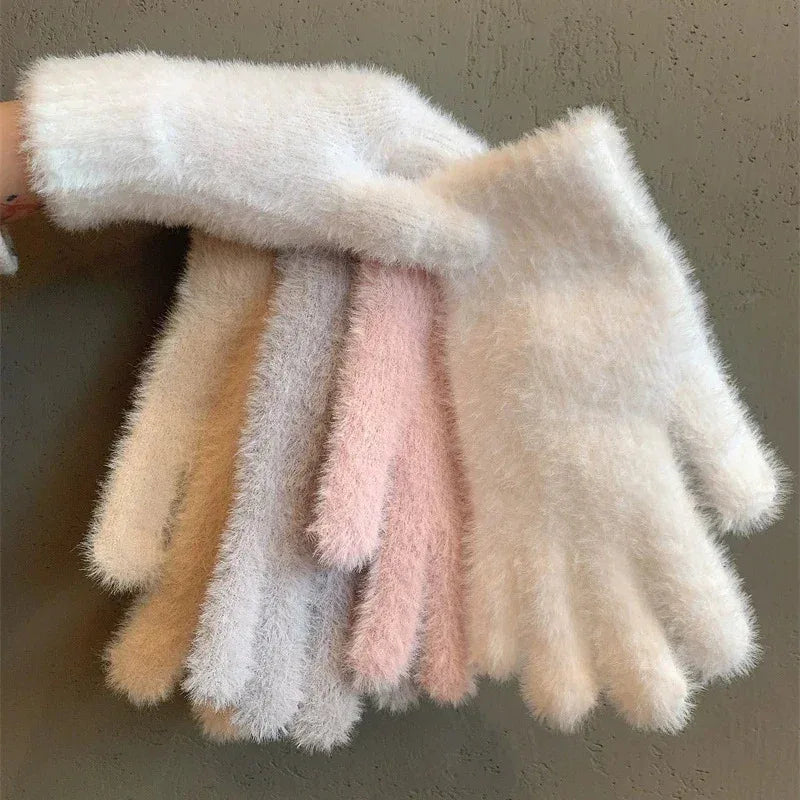 Women's Winter Gloves – Plush Warm Gloves for Cold Weather