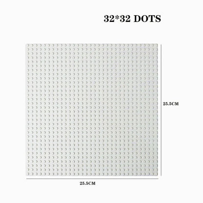 32x32x16x16 Dots Children DIY City Construction Base Plates  Plastic Splice Assembly Building Block Baseplate Entertainment Toys