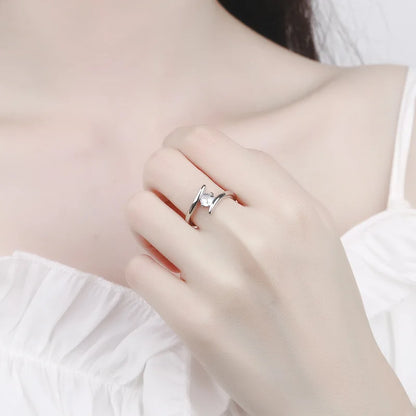925 Sterling Silver Ring with Zircon for Women
