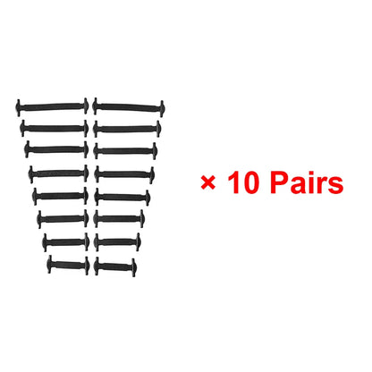 No Tie Shoelaces Silicone Elastic Laces for Easy Slip-On Shoes