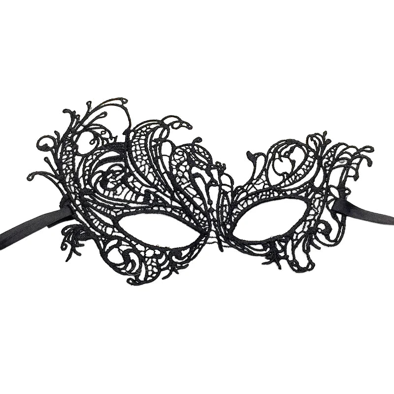 Lace Masquerade Eye Mask – Venetian Halloween Costume Accessory