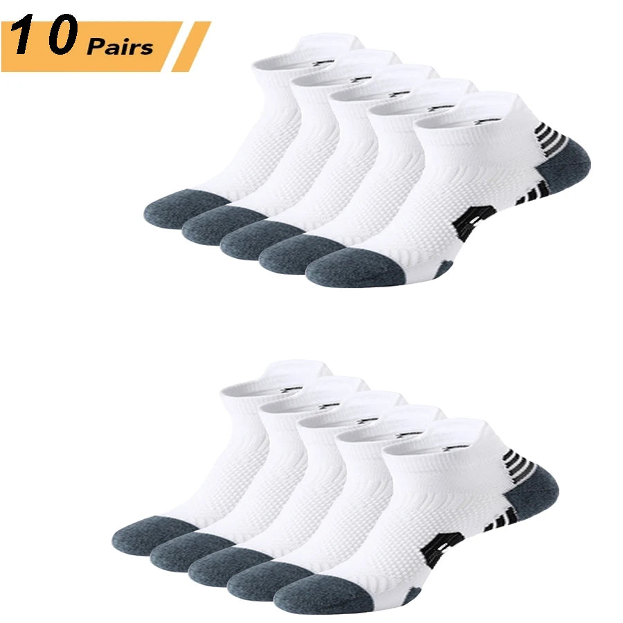 Non-Slip Running Socks – 3 Pairs Quick-Dry Athletic Sports Socks