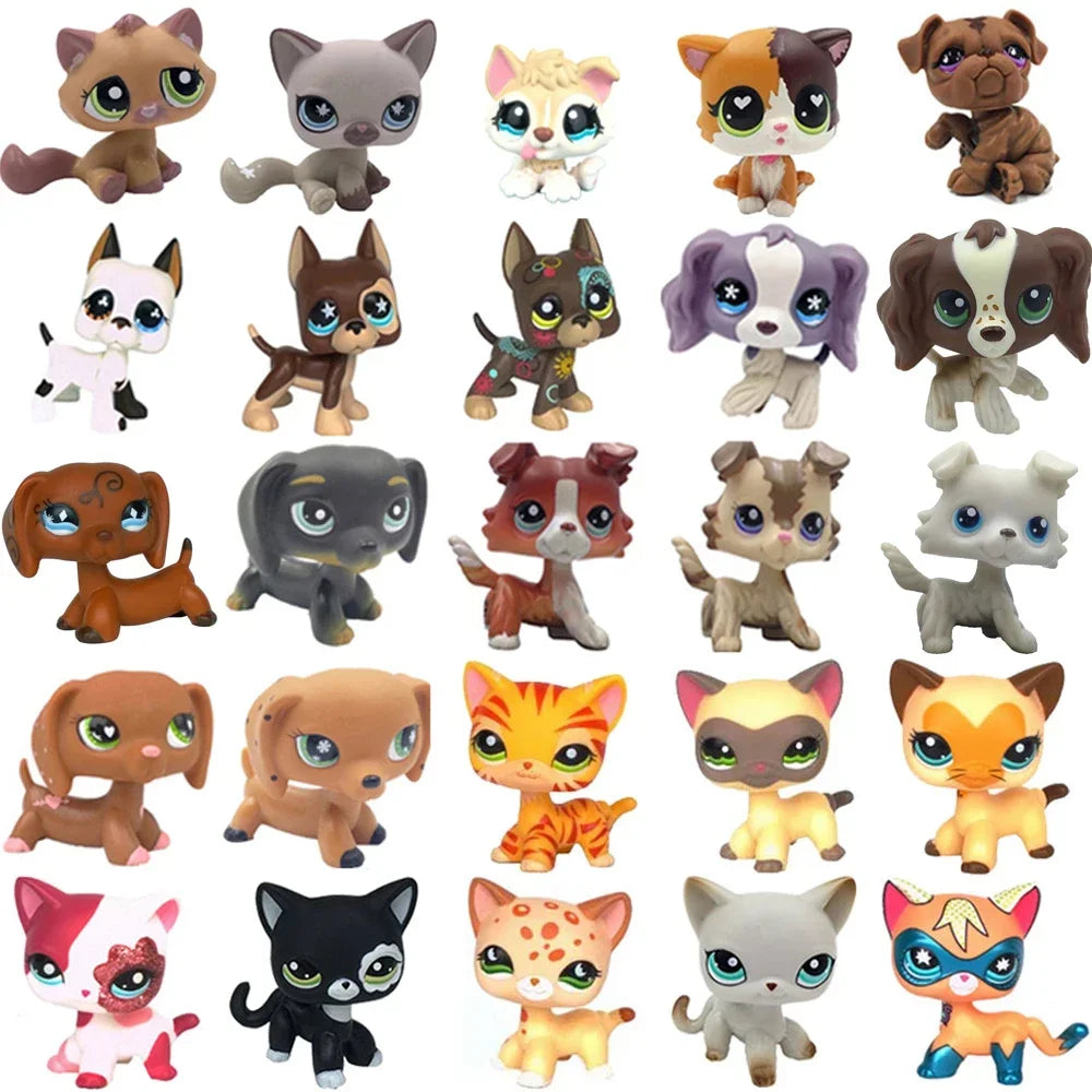 Pet Figurine, 2-Inch PVC Animal Collectible Figure