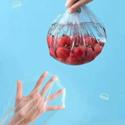 Disposable Food Covers – 100PCS Colorful Freshness Seal Wraps
