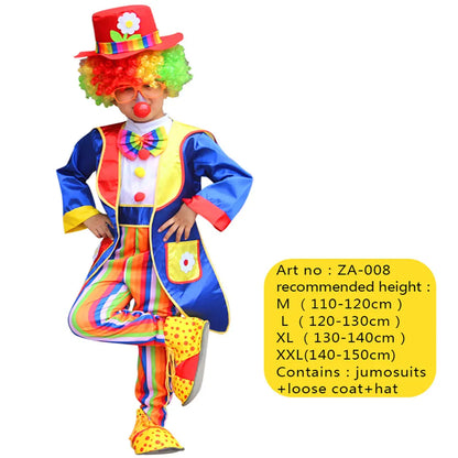 Kids Joker Costume Jumpsuit for Halloween & Carnival