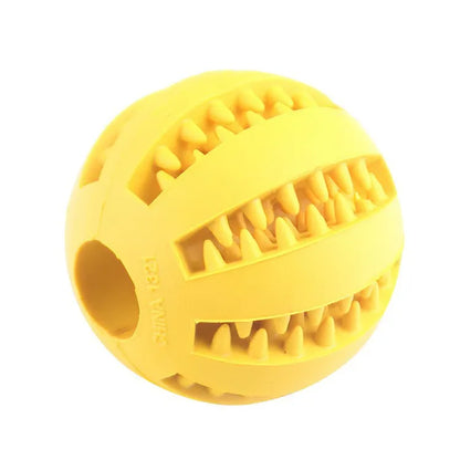 Dog Treat Dispensing Ball – Rubber Chew Toy for Dogs & Puppies