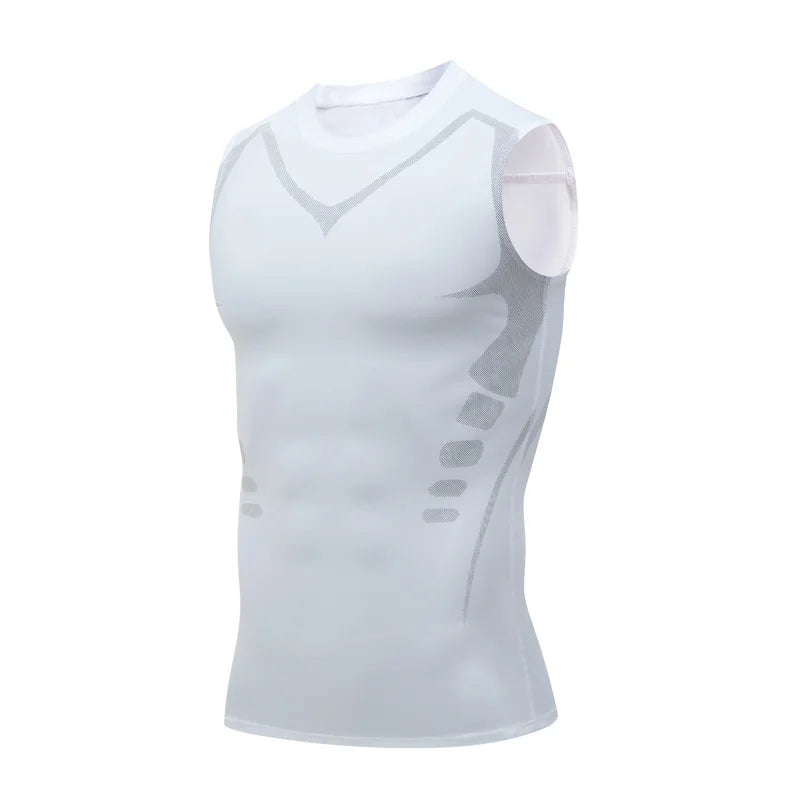 Men's Compression Tank Top Sleeveless Quick Dry Gym Workout Shirt