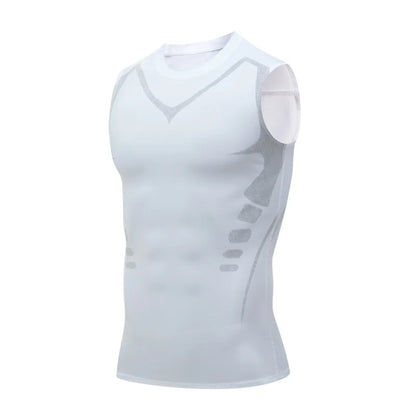Men's Compression Tank Top Sleeveless Quick Dry Gym Workout Shirt