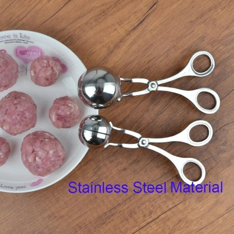 Stainless Steel Meatball Maker Tool for Meatballs and Rice Balls