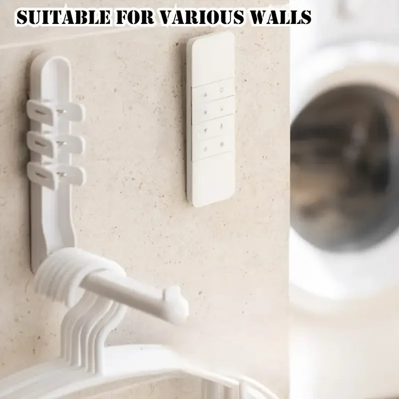 Magnetic Remote Control Holder 3 Pack Wall Mount No Drill Organizer