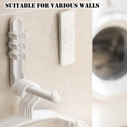 Magnetic Remote Control Holder 3 Pack Wall Mount No Drill Organizer