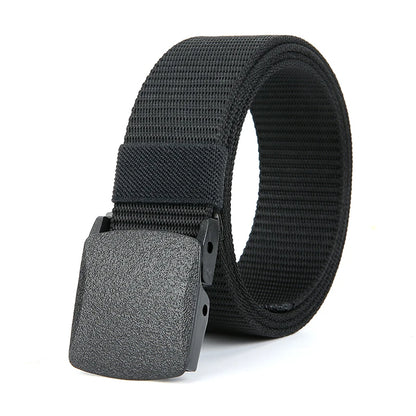 Men's Tactical Nylon Belt with Automatic Buckle for Outdoor Use