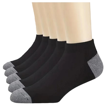 Men's Crew Socks – Breathable Cotton Blend Sports Socks, 5/10 Pairs