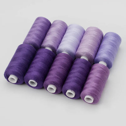 Sewing Thread Set – 10 Rolls Polyester Thread, 400 Yards Each