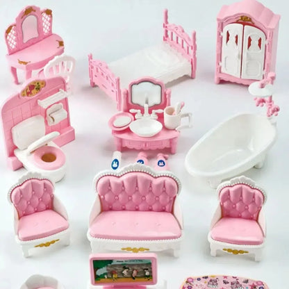 Dollhouse Furniture Set – 10-Piece Miniature Kitchen Accessories