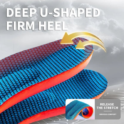 Sports Insoles with Arch Support and Shock Absorption for Running
