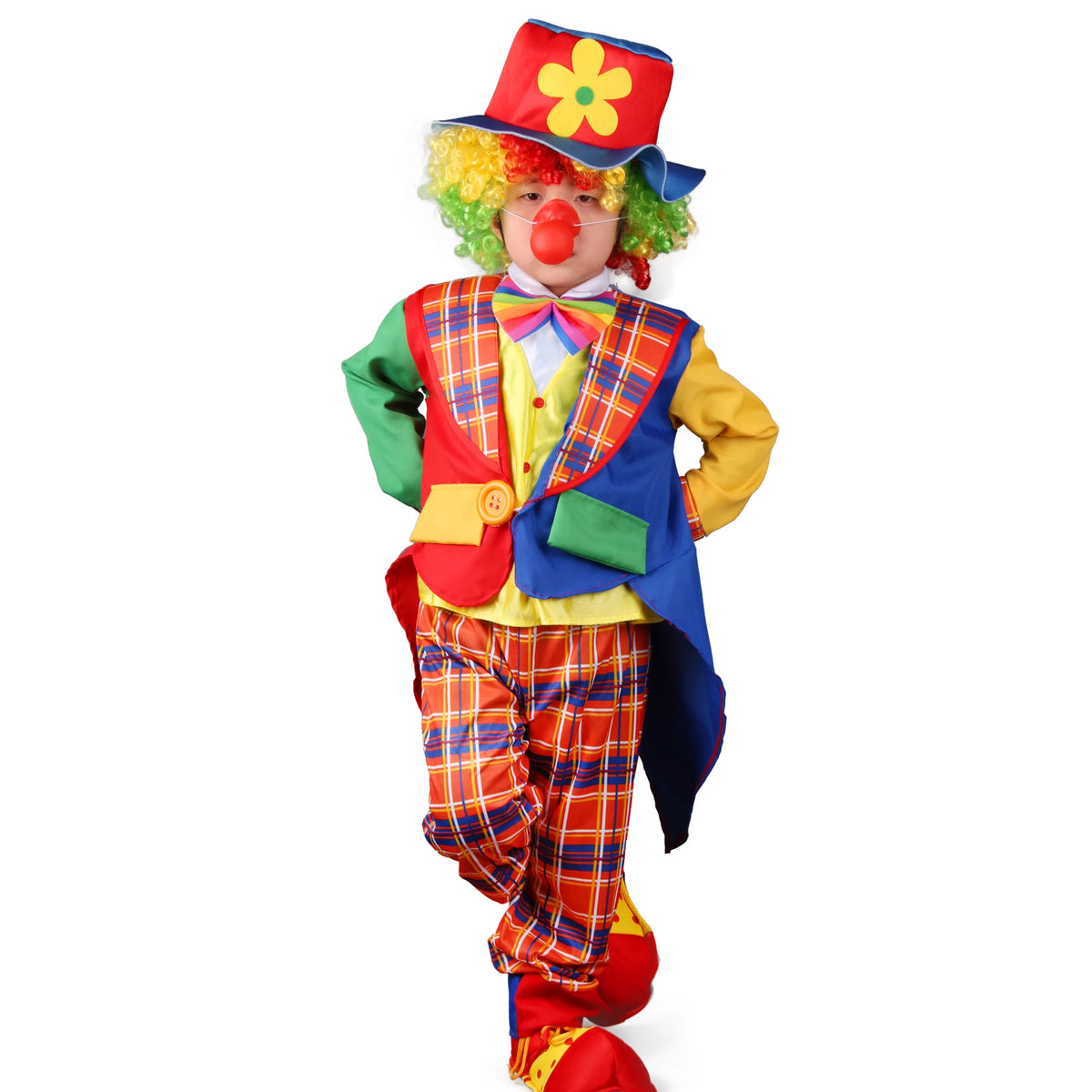 Kids Joker Costume Jumpsuit for Halloween & Carnival
