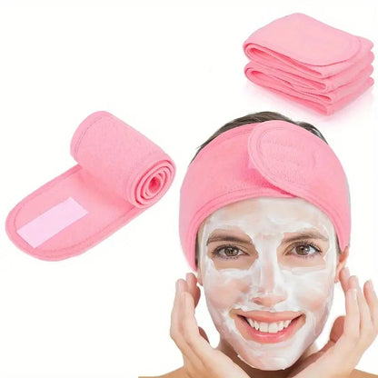 Adjustable Spa Headband for Makeup, Face Wash, Yoga & Shower